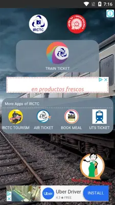 IRCTC Rail Connect android App screenshot 0